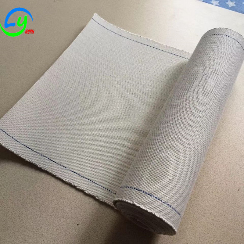 空气斜槽帆布b500x6输送帆布筒利阳耐高温斜槽流化帆布