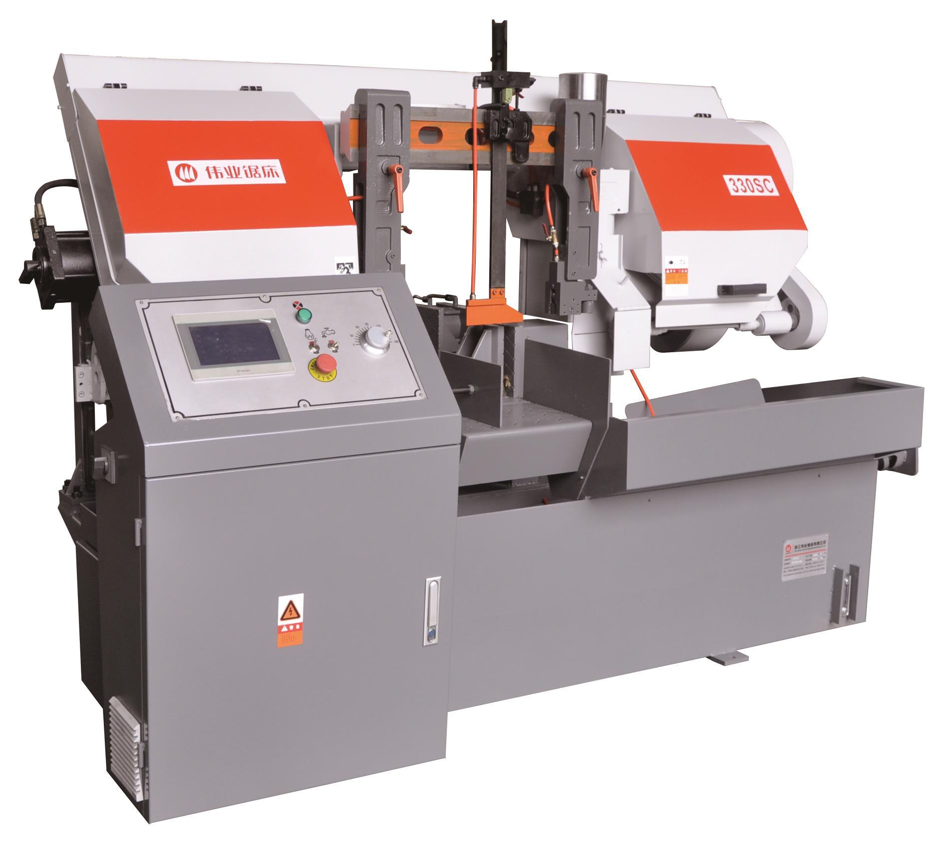 伟业厂家直销智能高速带锯床 330sc 数控锯床升级 更新换代