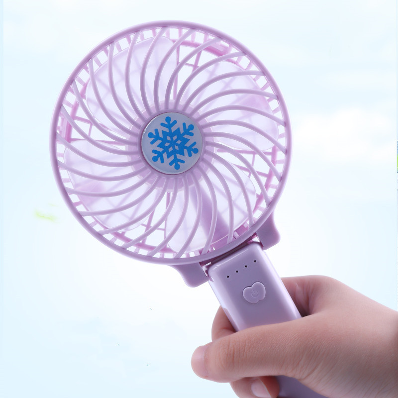 Snowflake Folding Fan