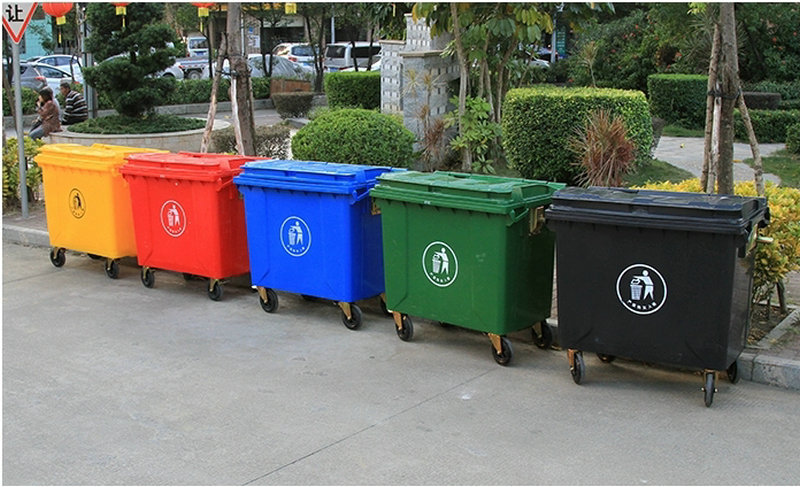 660l1100l1200升塑料垃圾桶塑胶垃圾桶广场环保垃圾箱环卫中转桶