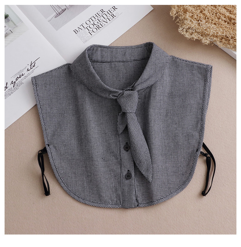 2021新款春秋冬假领子女好搭假领兔耳朵棉制假衣领毛衣衬衫假领子