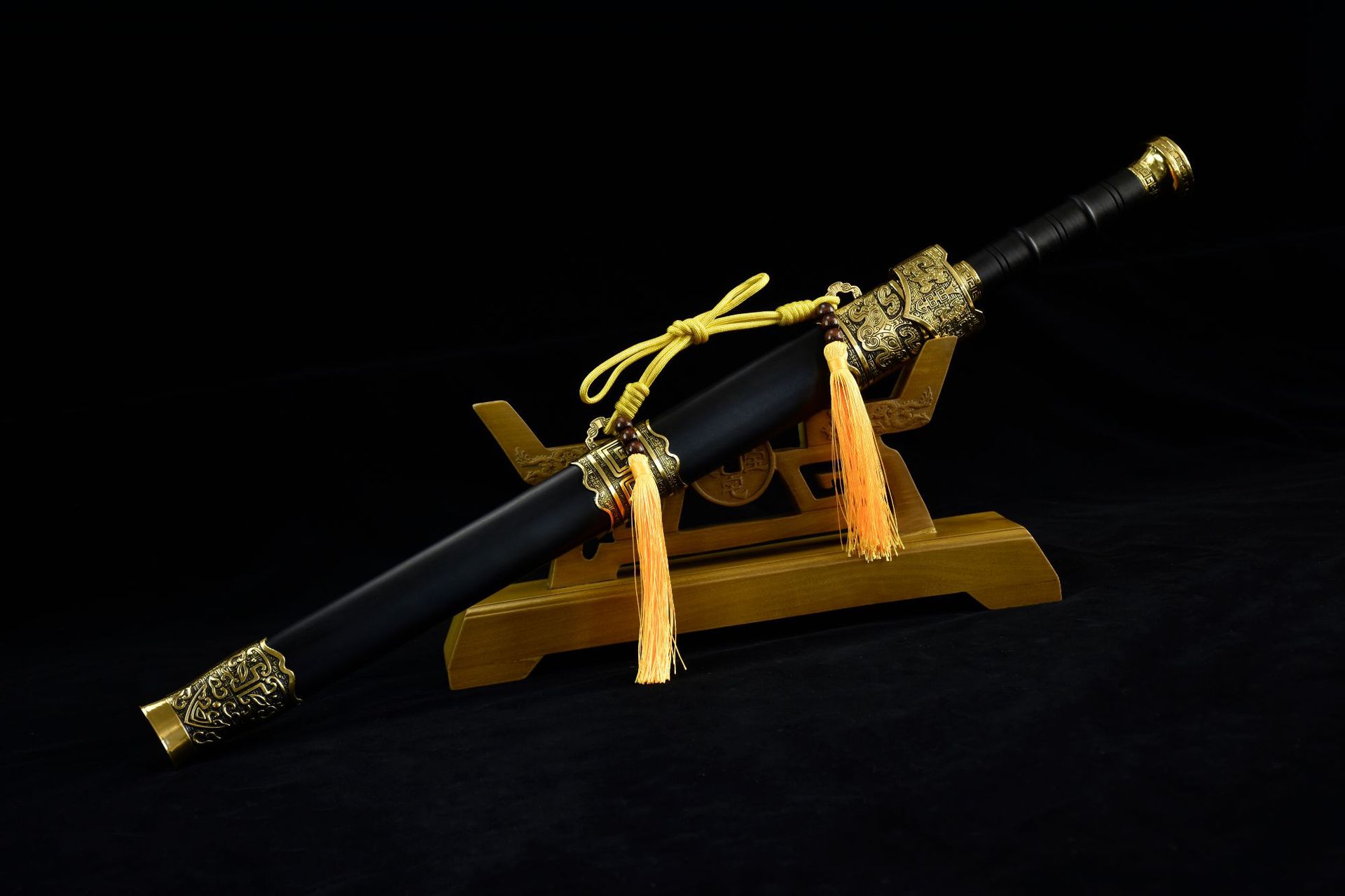 龙泉市刀剑高锰钢传统手工锻打春秋剑一体宝剑影视硬剑送礼未开刃