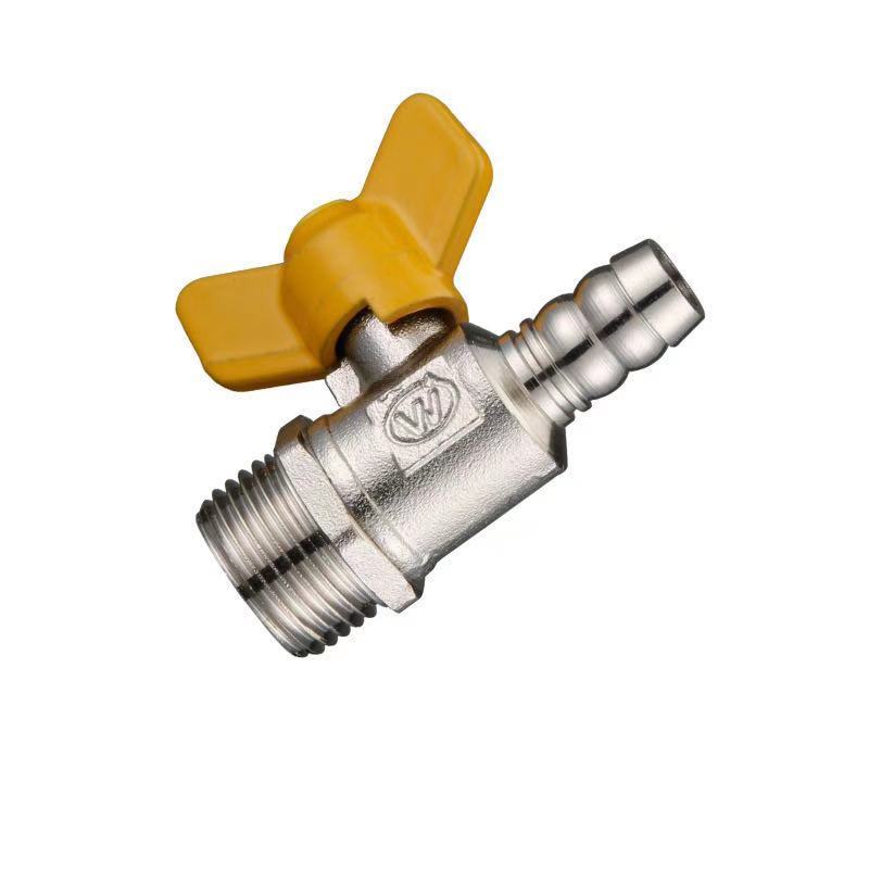 4分黄铜加厚燃气单嘴阀/外丝燃气阀/燃气球阀/全铜宝塔球阀/齐全