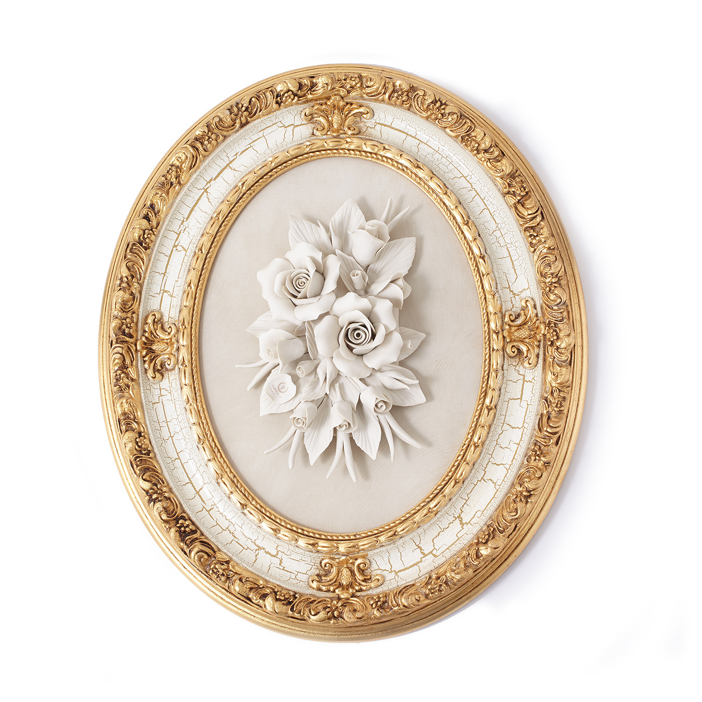 北欧陶瓷花装饰画客厅背景墙挂画玄关壁画