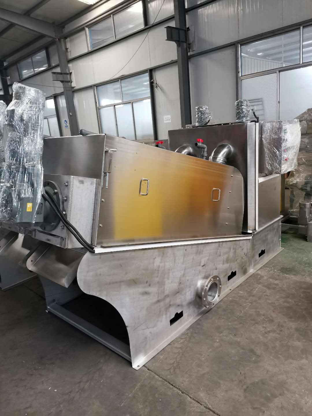 全304不锈钢污泥脱水机 叠螺机 402型叠螺式污泥脱水机