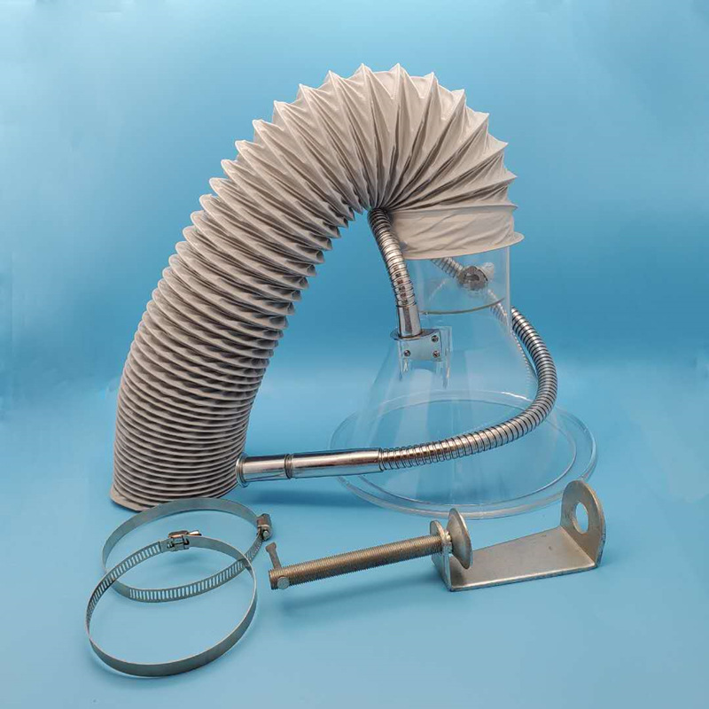 5寸3寸特大号4寸吸烟罩 喇叭口 透明 吸烟仪现货工作台排烟吸烟