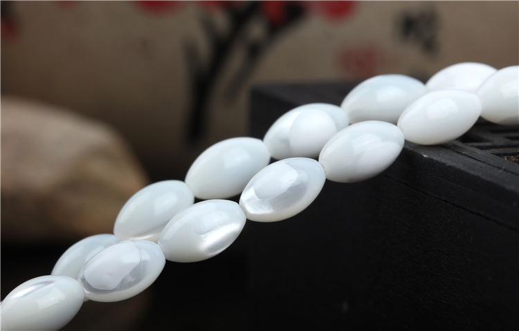 天然海贝深海珍珠母贝米珠珠散珠子diy材料饰品材料菩提配饰