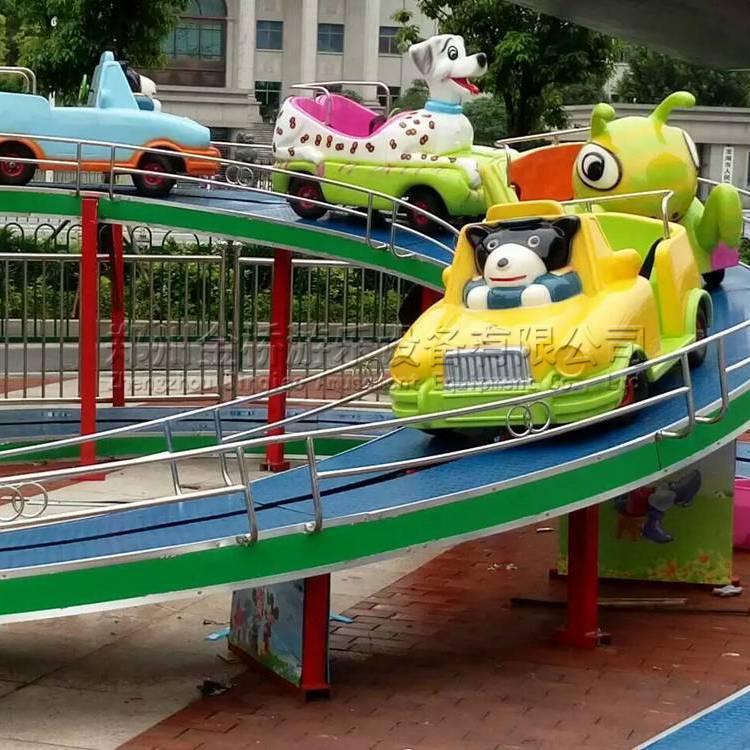 户外大型儿童轨道小火车公园游乐场20座卡通动物迷你穿梭游乐设备