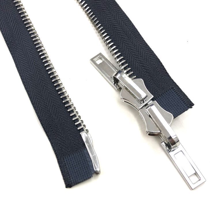 raccagni拉链 8号欧牙开尾金属拉链闭尾 瑞士牙外套卫衣拉链厂家