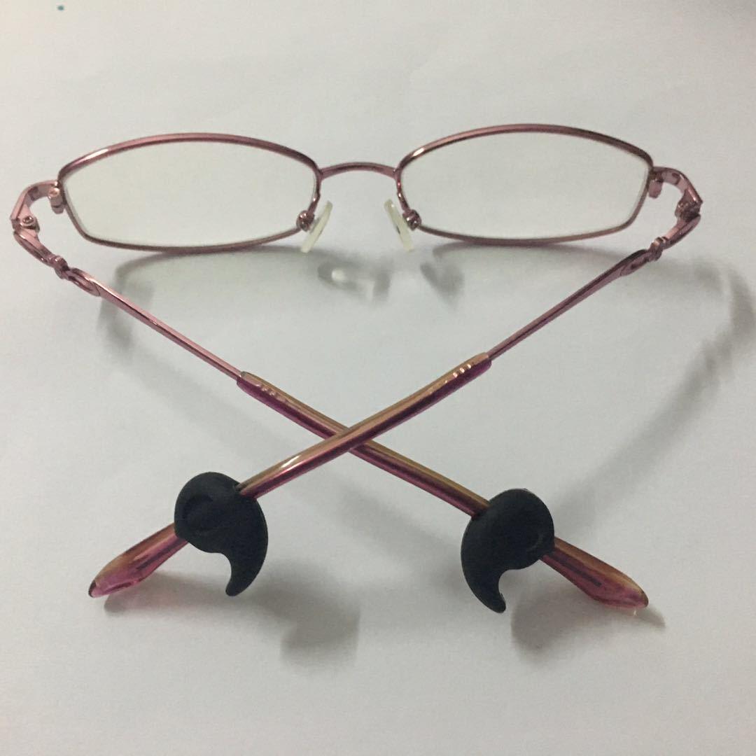 眼镜防掉儿童眼睛架腿挂钩夹耳后套逗号耳勾固定器耳托硅胶配件