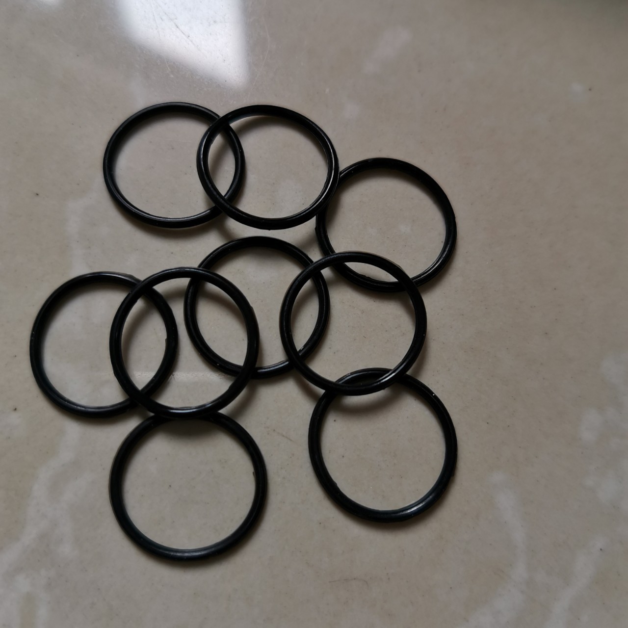 硅胶外径40mm厚1mm1.5mm2mm3mm密封圈防水o型圈水烟壶手电配件