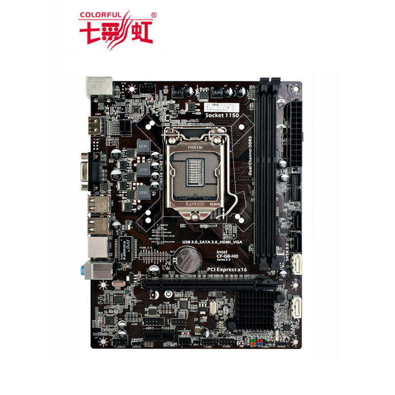colorful/七彩虹 h81m全固态1150针 h81集成主板台式机电脑主板
