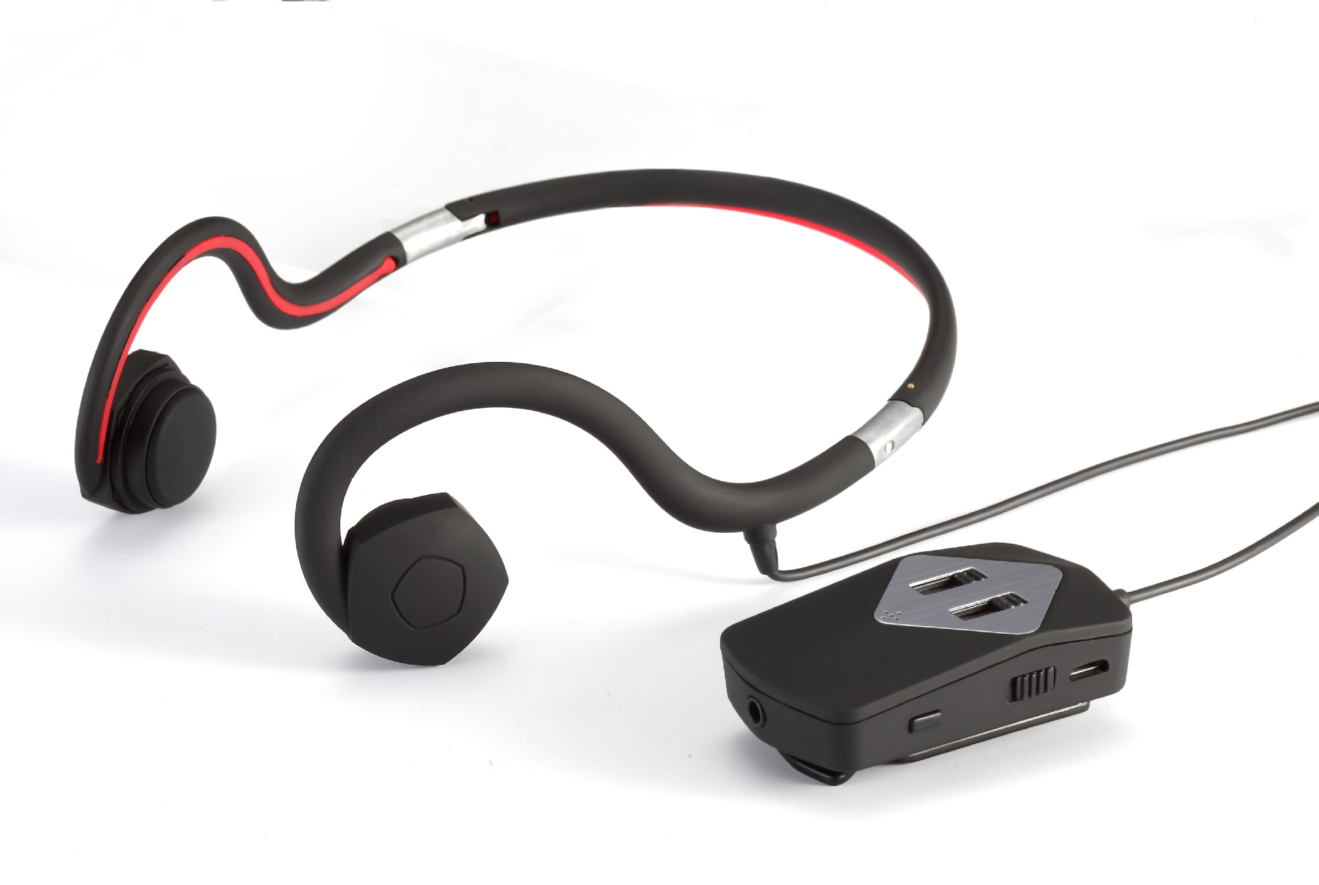 工厂直销803多功能多频段老人助听有线骨传导老人耳机助听耳机