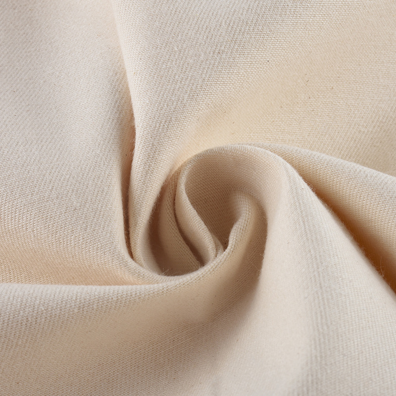 有机棉108*56 斜纹棉布 天然棉 箱包鞋材面料 提供gots/ocs证书