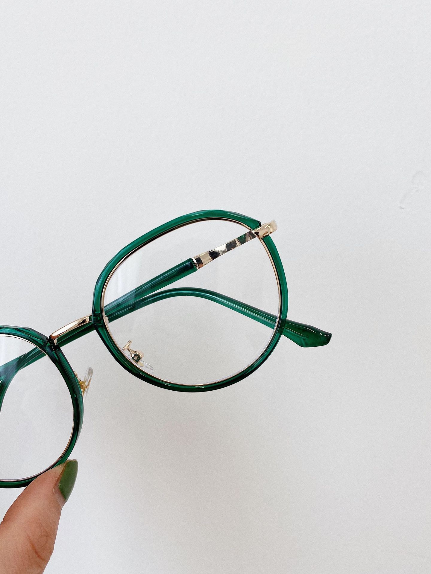 2020时尚不规则防蓝光平光镜网红 tr90超轻眼镜架素颜眼镜框