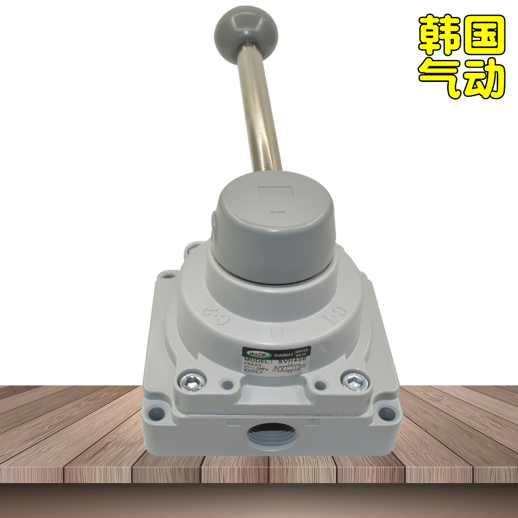 韩国danhi丹海3位4通手动转阀svh400三位四通手扳阀4分6分手转阀