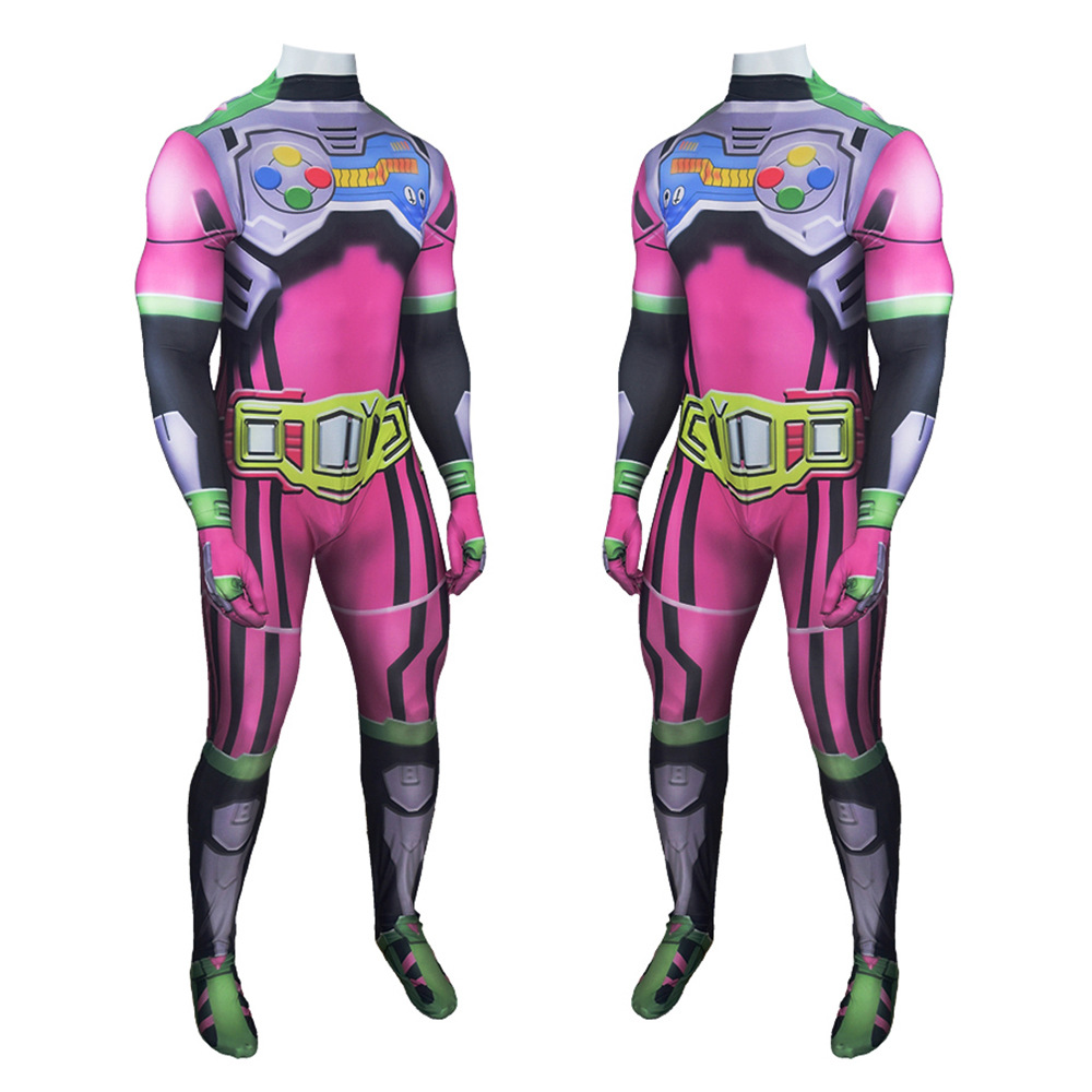 ex- aid 假面骑士衣服 kan men rider ex-aid 连体紧身衣