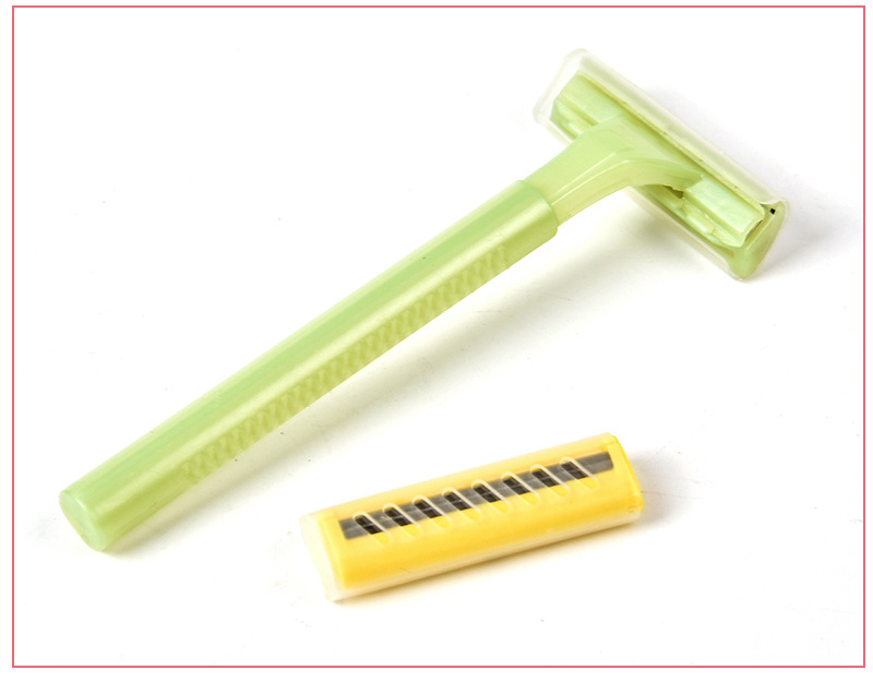 不锈钢腿毛剃毛刀刮毛刀 手动腋毛脱毛器 剃须刀刮胡刀带替换刀片