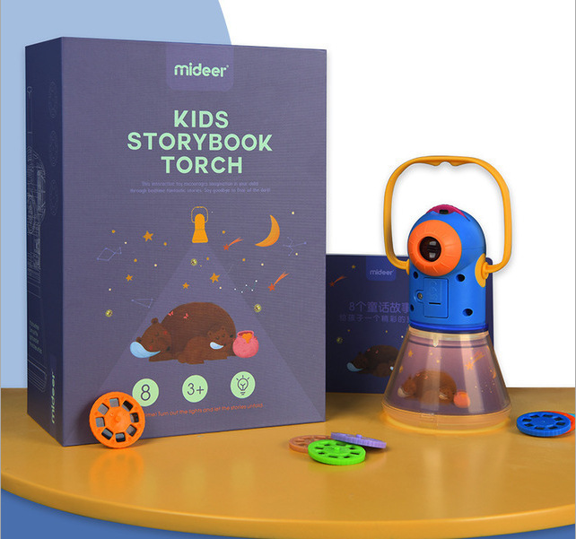 mideer弥鹿多功能故事投影仪儿童三合一早教故事投影灯宝宝安睡灯