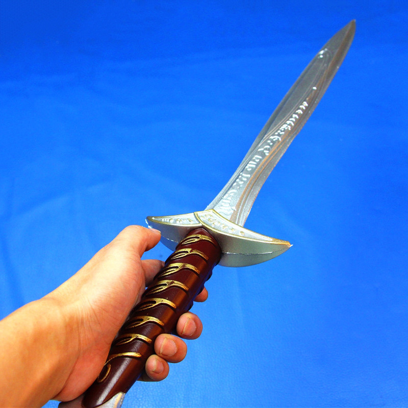 影视周边玩具 霍比特人魔戒钉刺剑cosplay武器道具发泡
