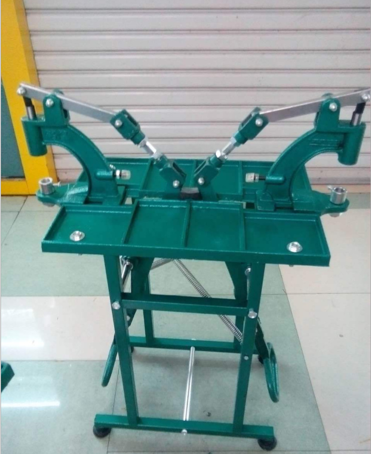 双人脚踩打扣机 马仔扣打孔机铆钉气眼脚踩机 挂绳打扣专用脚踩机