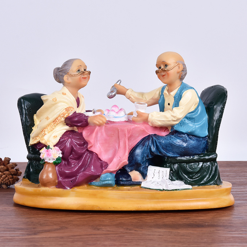 送长辈父母金婚礼物周年布置银婚结婚纪念品摆件实用生日老人礼品