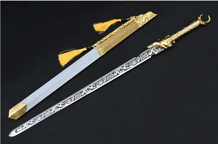 产品介绍 产品名称:破月剑 产品规格:总长100厘米 刃长70厘米 手柄长