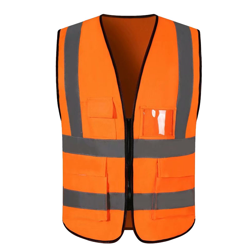 Advertising Shirt Reflective Waistcoat Pocket Safety Reflective Vest Vest Sanitation Worker's Clothes Customized Reflective Vest