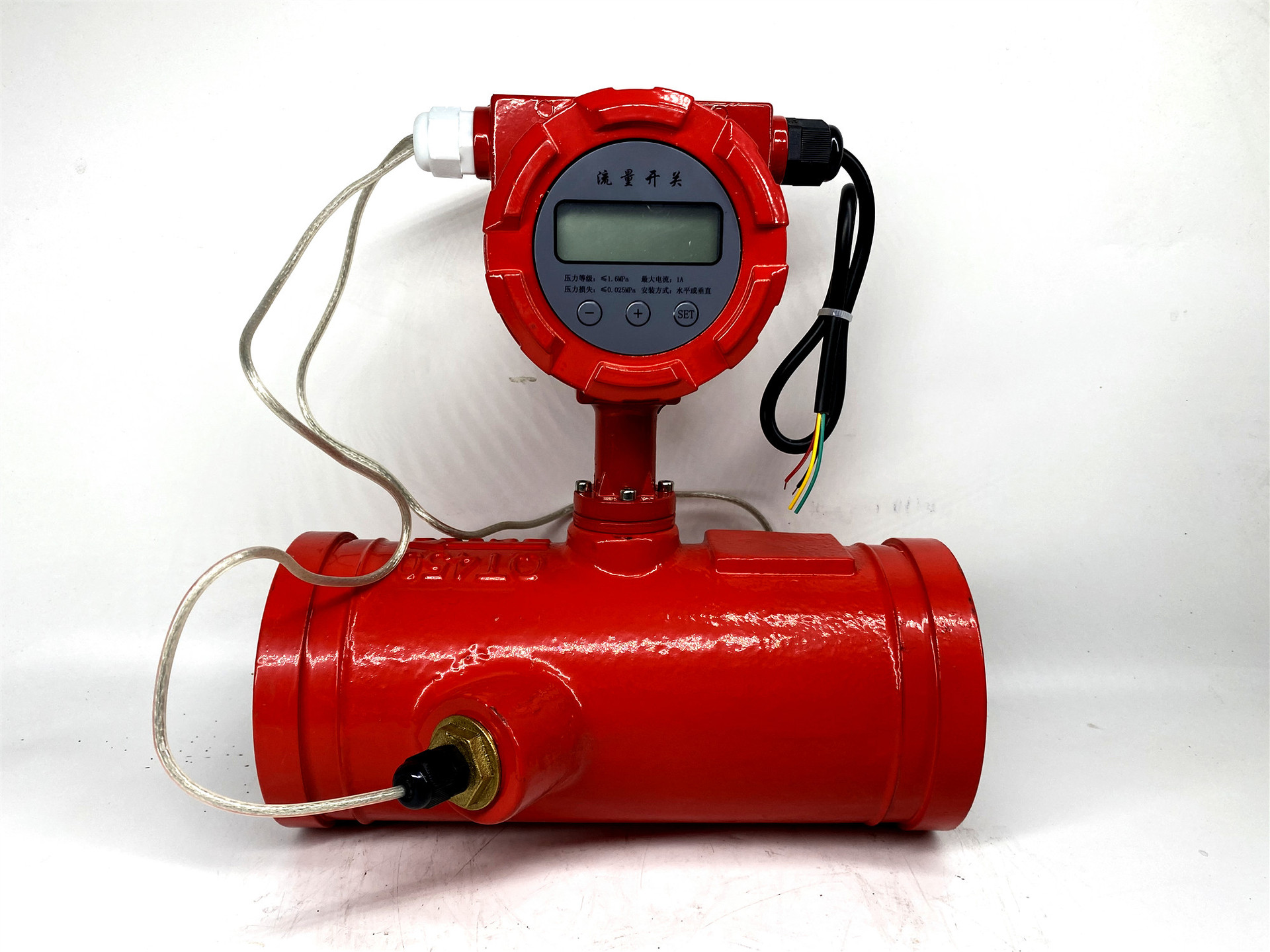 沟槽流量开关llkg16q卡箍流量开关消防管道流量检测仪器仪表