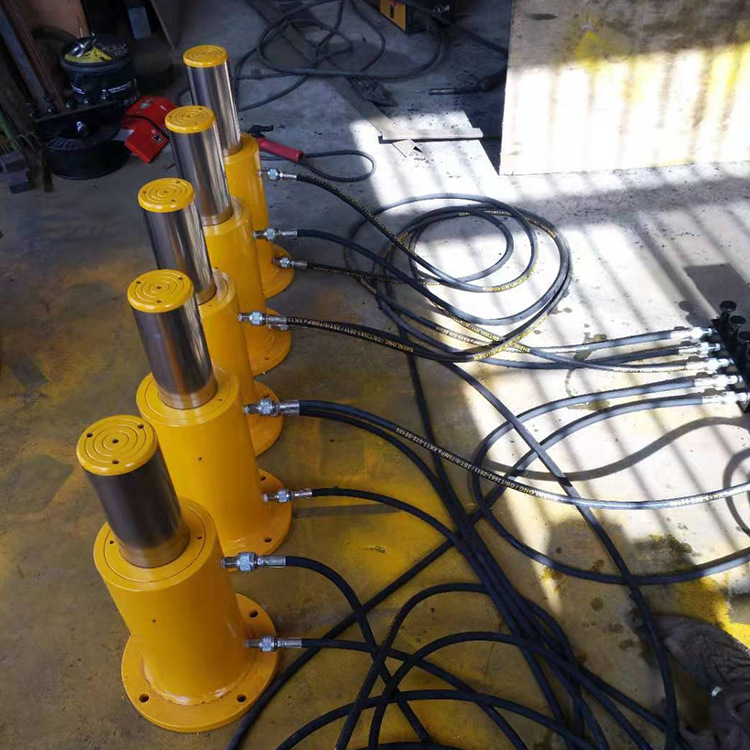 中旺机械电动液压油缸液压油缸千斤顶型号超高压千斤顶液压泵站