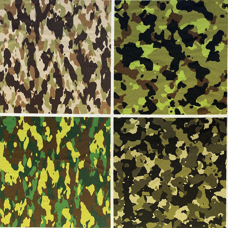迷彩氨纶弹力布数码印迷彩幅宽1.5米