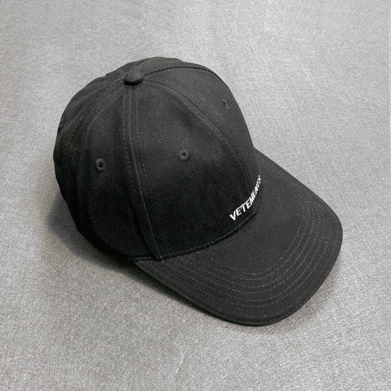 欧美潮牌vetements鸭舌帽 vtm 维特蒙休闲刺绣太阳帽