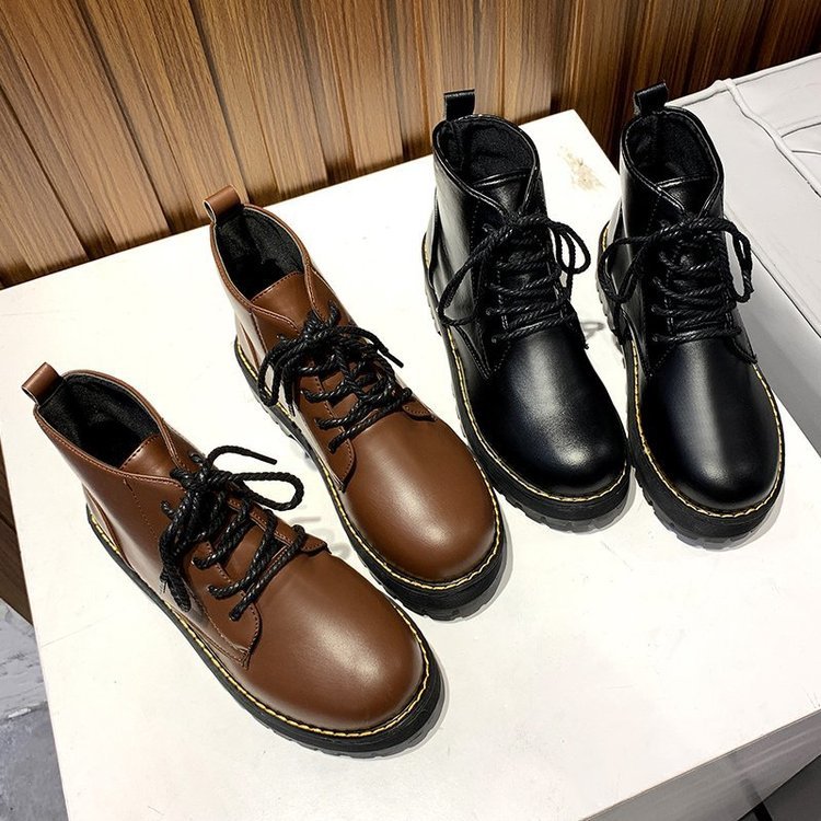 港风小皮鞋女复古英伦风2020新款潮鞋秋冬季韩版百搭日系jk单鞋潮