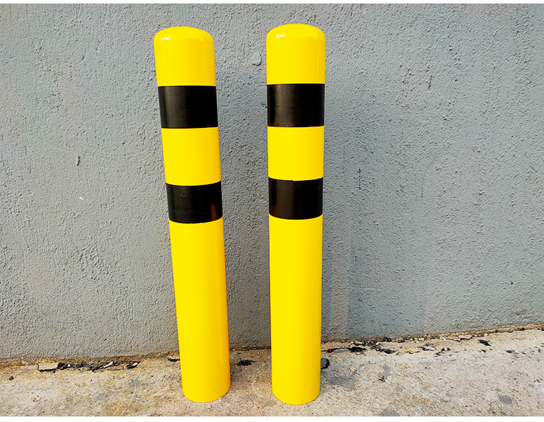 交通警示柱 倒车反光柱 停车位倒车桩 钢管警示柱 防撞柱防撞设施