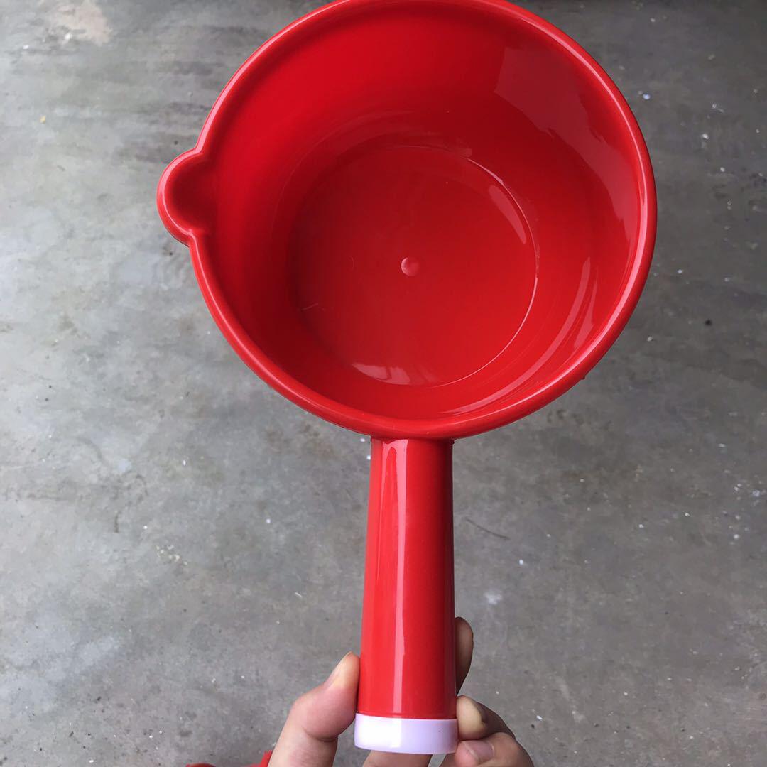 家用厨房塑料水漂水瓢婴儿洗澡浇菜浇花加厚长柄小号带嘴舀水勺子