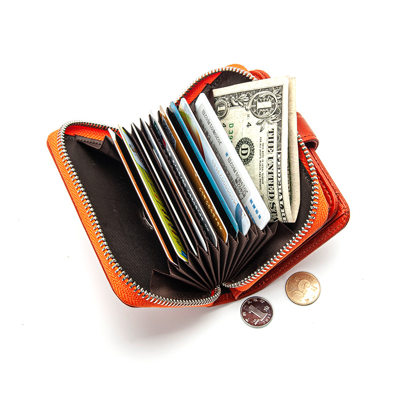 折叠钱包女短款小巧真皮简约百搭大气2020新款时尚精致小款卡包潮