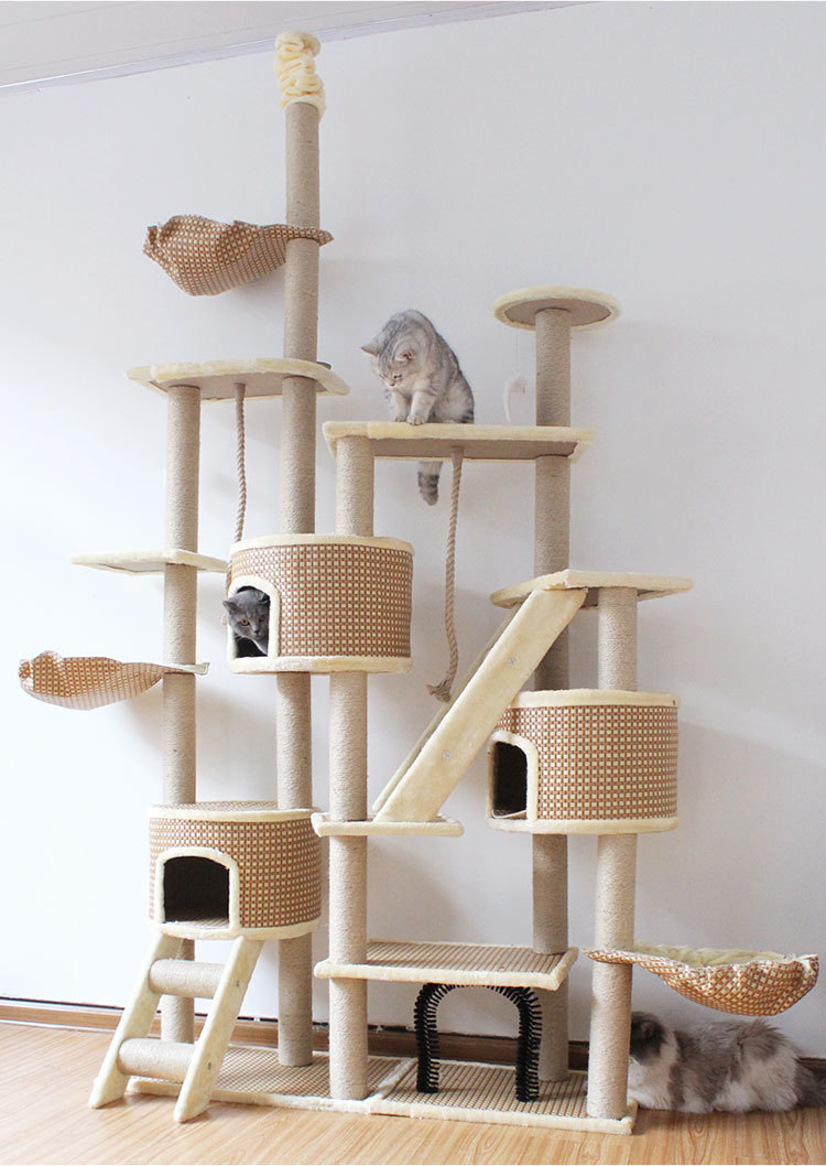 猫爬架豪华大款-c100 猫爬架大型猫树猫抓板猫跳台猫玩具猫窝猫跳