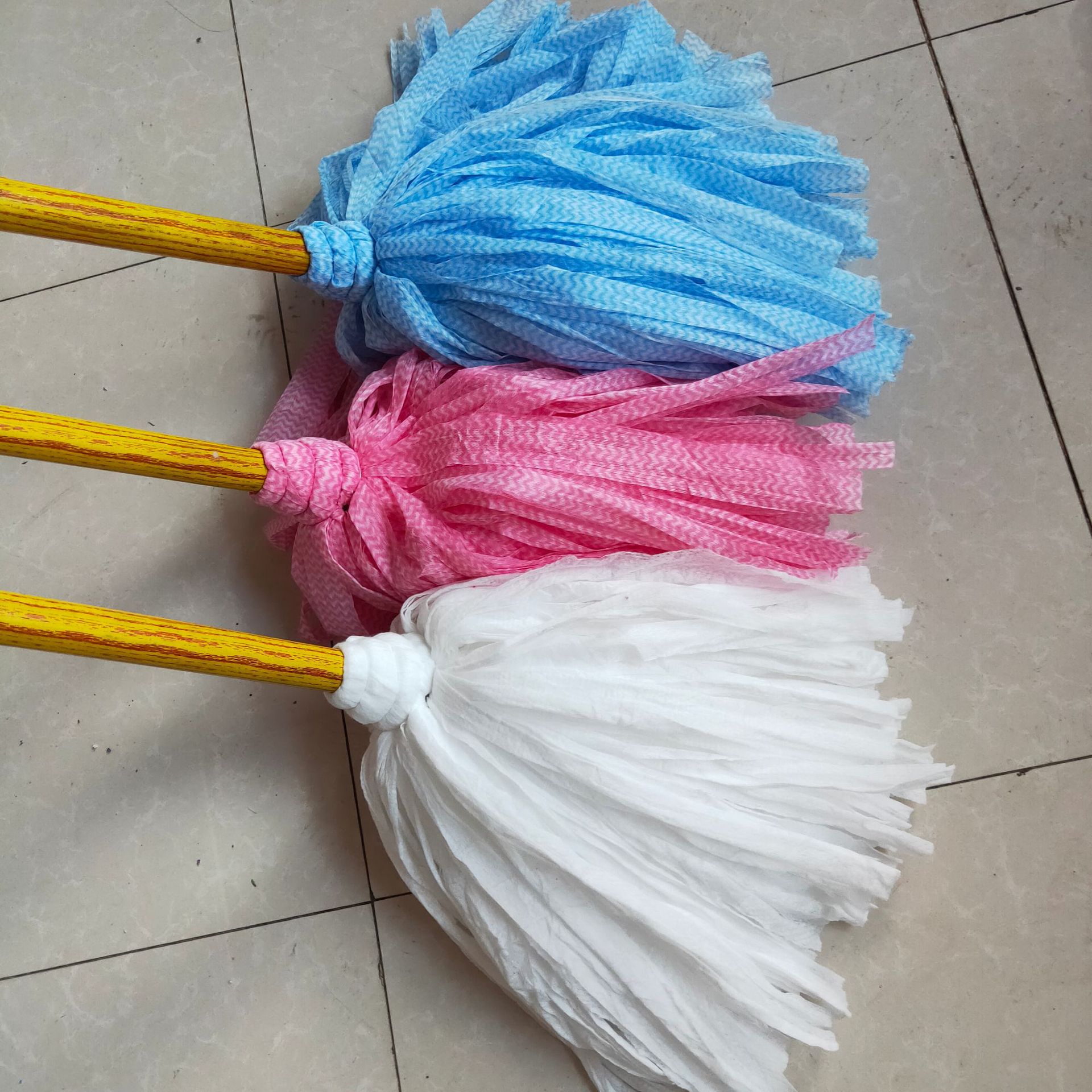 无纺布木柄拖把老式布条棉纱拖把头墩布厂家批发-阿里巴巴