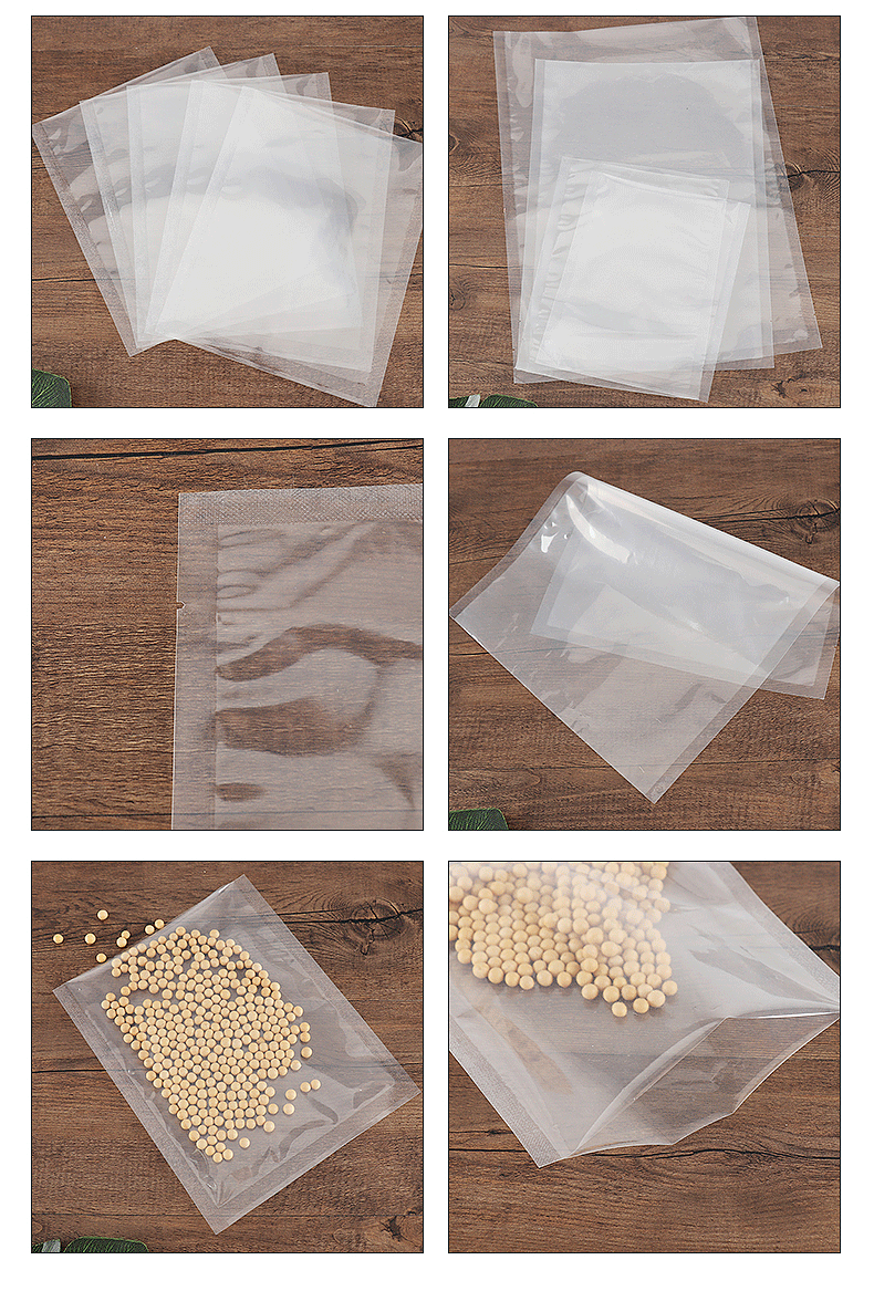 聚酯光面真空袋透明食品包装塑料袋密封蒸煮保鲜复合袋厂家批发_聚多