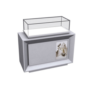 高档玻璃展示柜台佛山珠宝展示柜透明玻璃样品展柜黄金珠宝柜