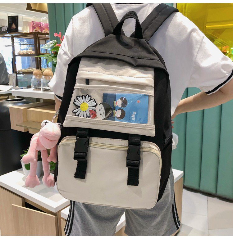 Schoolbag Female Korean High School Harajuku Ulzzang Middle School Student Mori Style Fresh Ins Backpack Backpack