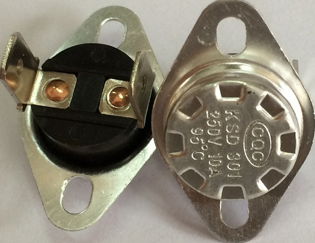 ksd301突跳式温控器 双金属片机械式温控开关 保护器