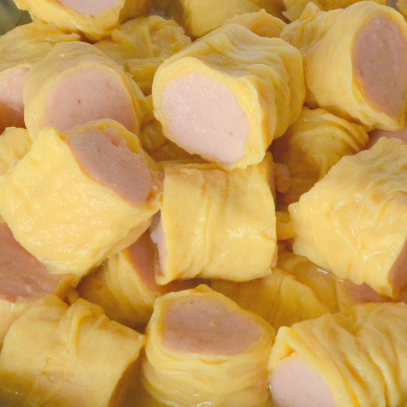 凌翔 猪肉蛋卷罐头500g*24罐整箱方便即食家庭聚餐猪肉罐头批发