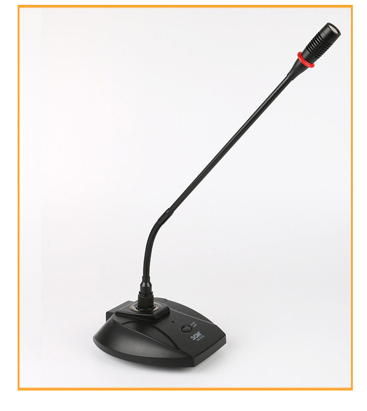 有线会议桌面麦克风电容台式话筒高灵敏度鹅颈三种供电conference
