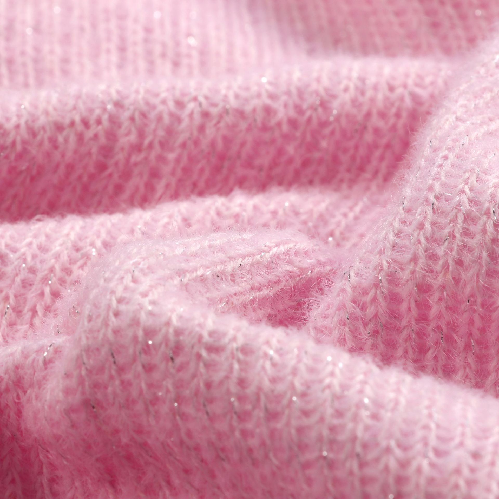 品标k热带雨林 粗针针织 花式毛衣针织布 柔暖男女装童装布料