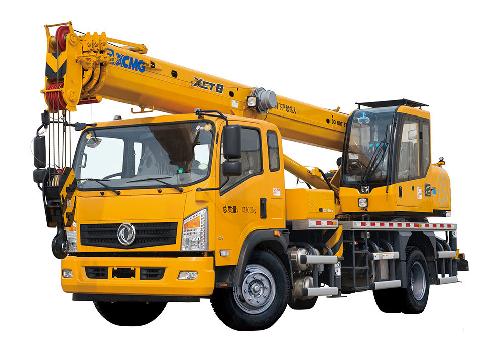 徐工汽车起重机xct8l4 四节八边形吊臂,主臂全伸25.5m