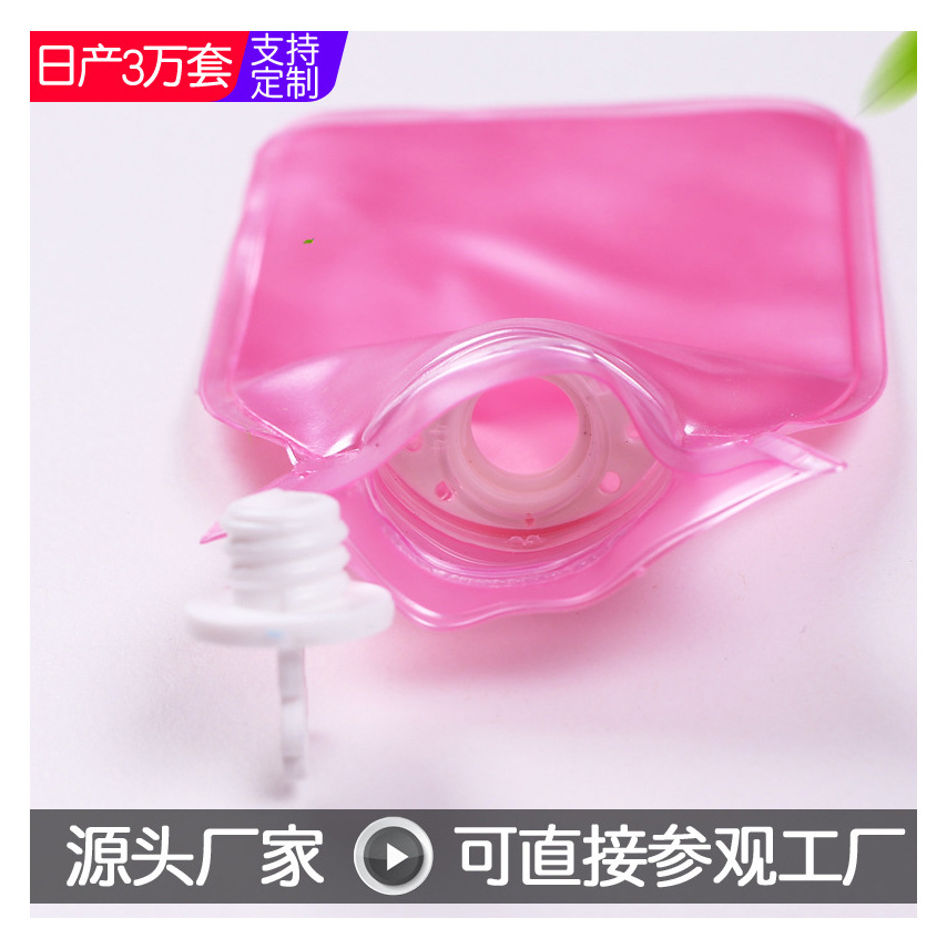 New Cartoon Mini Hot Water Bag Removable and Washable Small Size Water Filling Hand Warmer Water Injection Plush Hand Warmer Wholesale