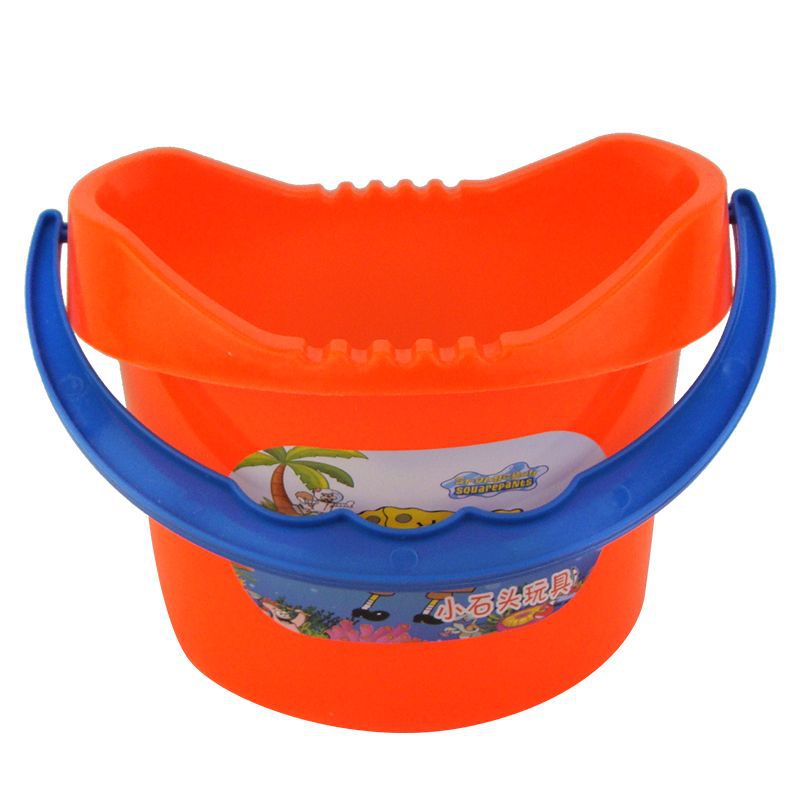 沙滩桶玩具宝宝玩沙子挖沙工具 儿童沙滩玩具 沙滩桶夏天塑料小桶