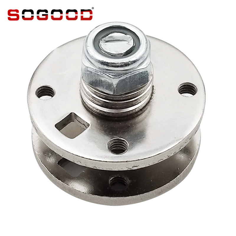 工业五金圆盘转轴 360度旋转随意停阻尼 可调节 过线关节摆臂铰链