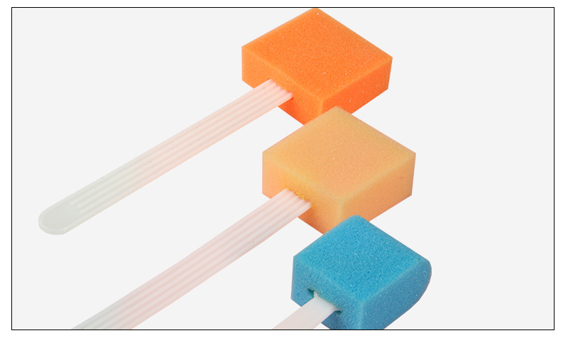 医用海绵棒 清洁口腔护理海绵签 消毒医用棉签头厂家批发